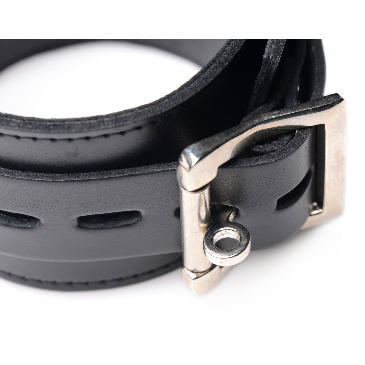 Leather Wrapped Spreader Bar With Cuffs