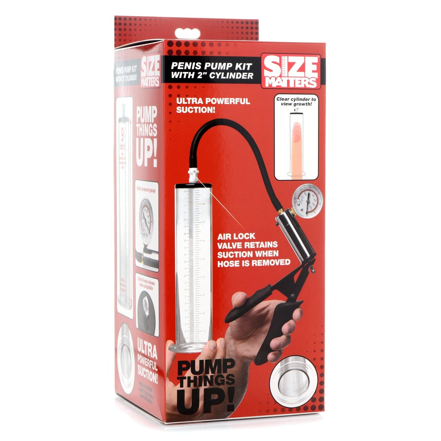 Penis Pump Kit With 2 Inch Cylinder