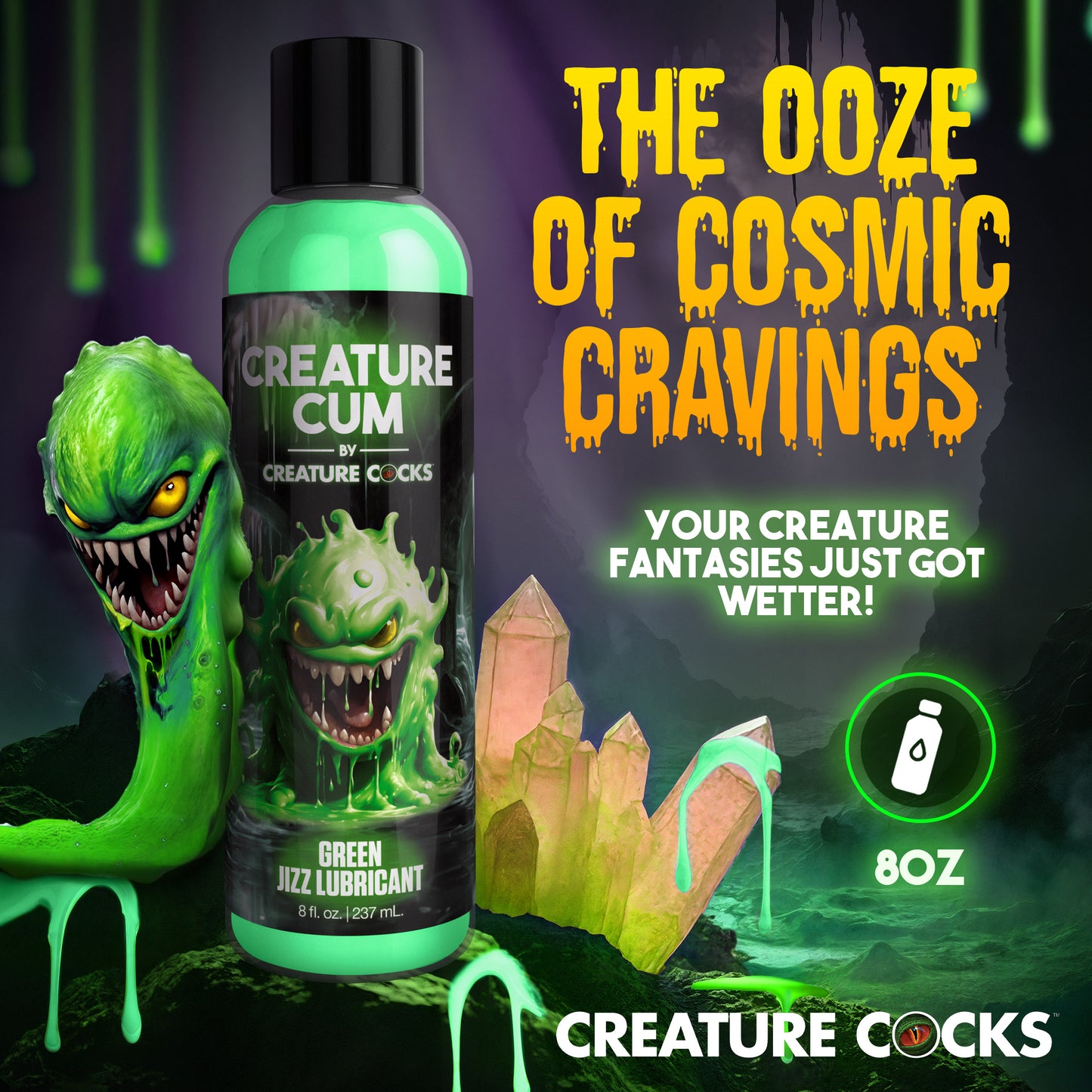 Creature Cum Green Jizz Lubricant - 8oz