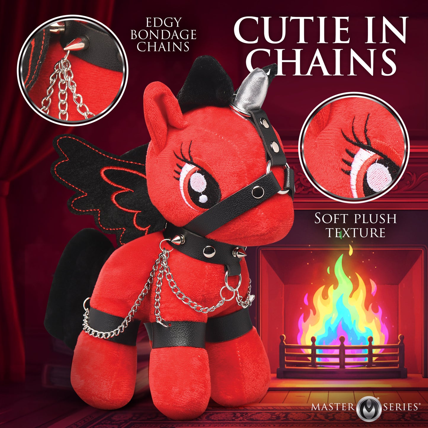 Scarlet Chainheart Bondage Pony