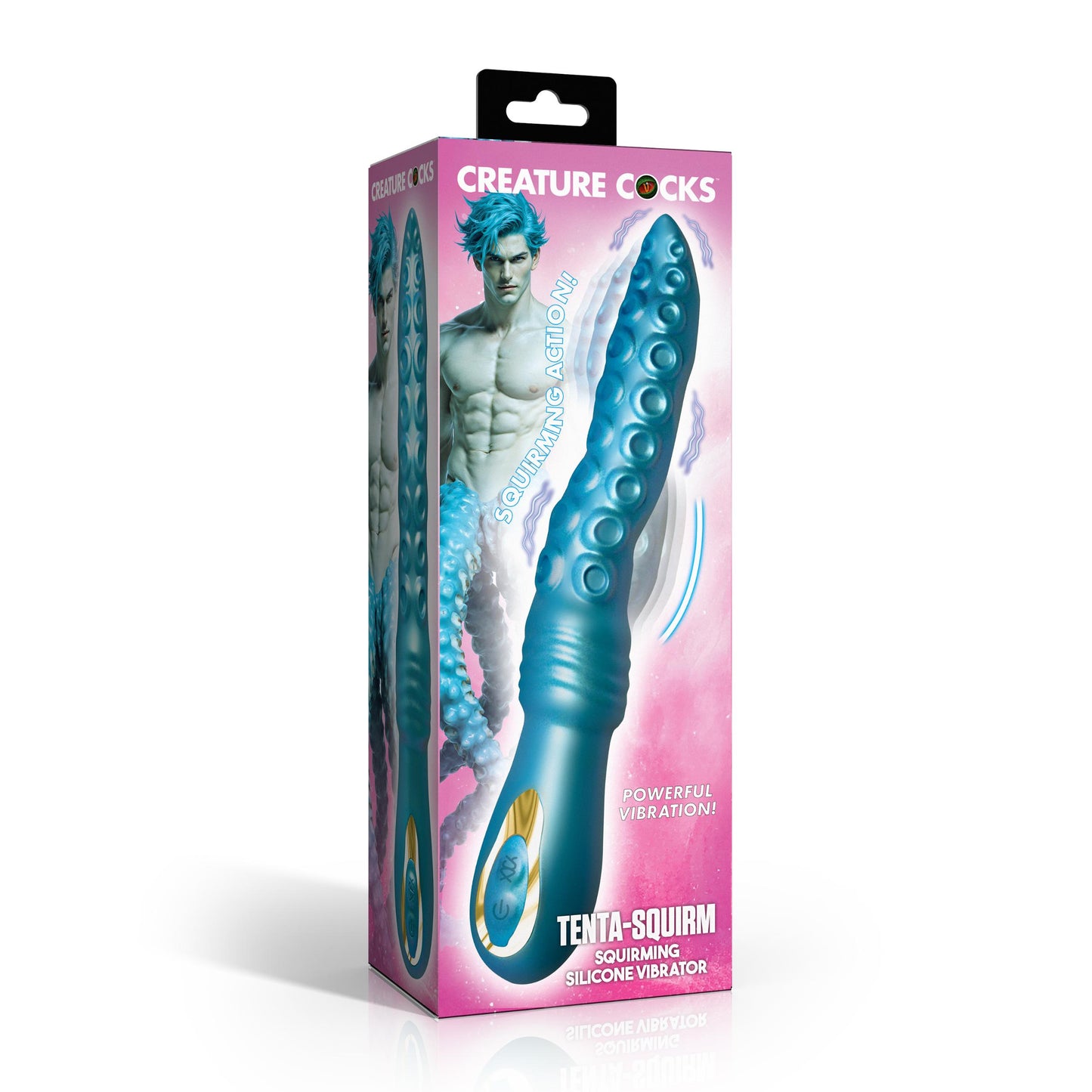 Tenta-squirm Squirming Silicone Vibrator