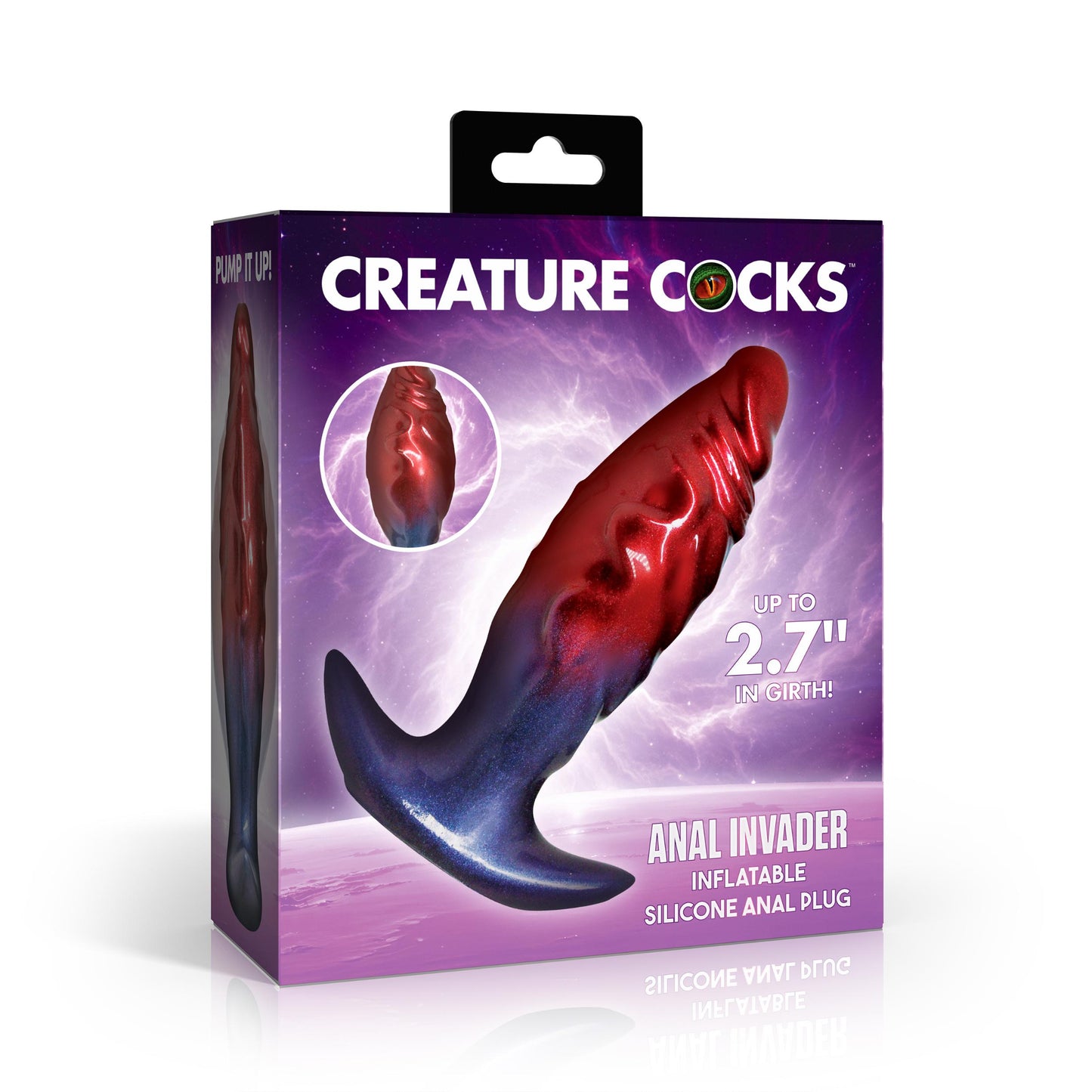 Anal Invader Inflatable Silicone Anal Plug