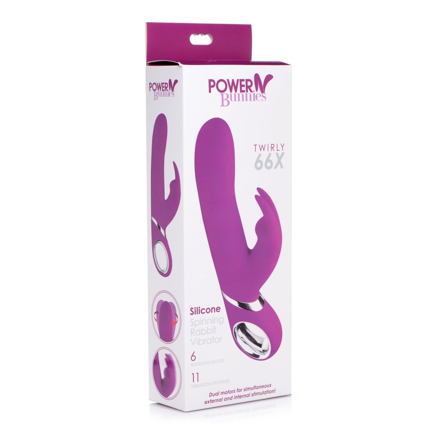 Twirly 66x Spinning Silicone Rabbit Vibrator