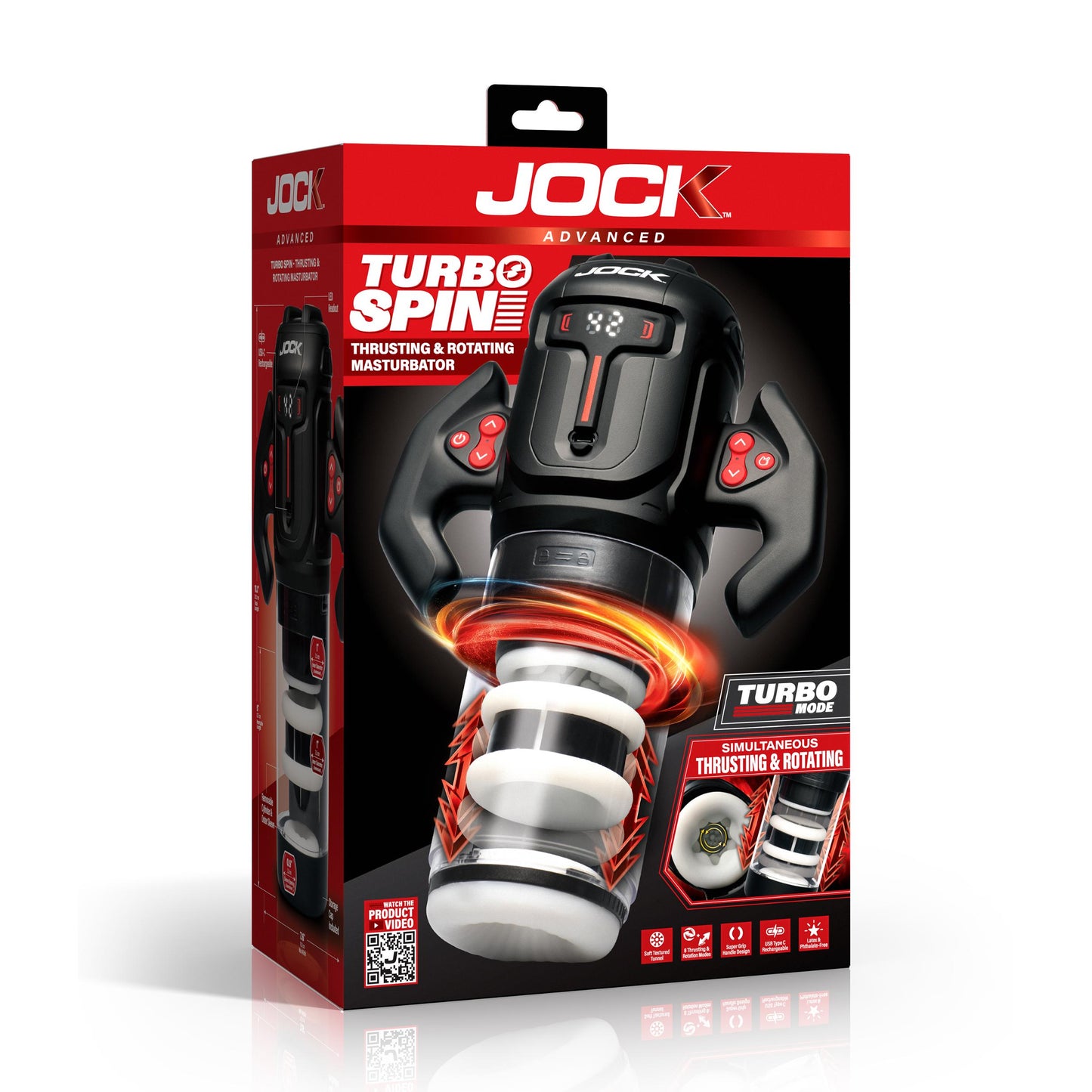 Turbo Spin Thrusting & Rotating Masturbator