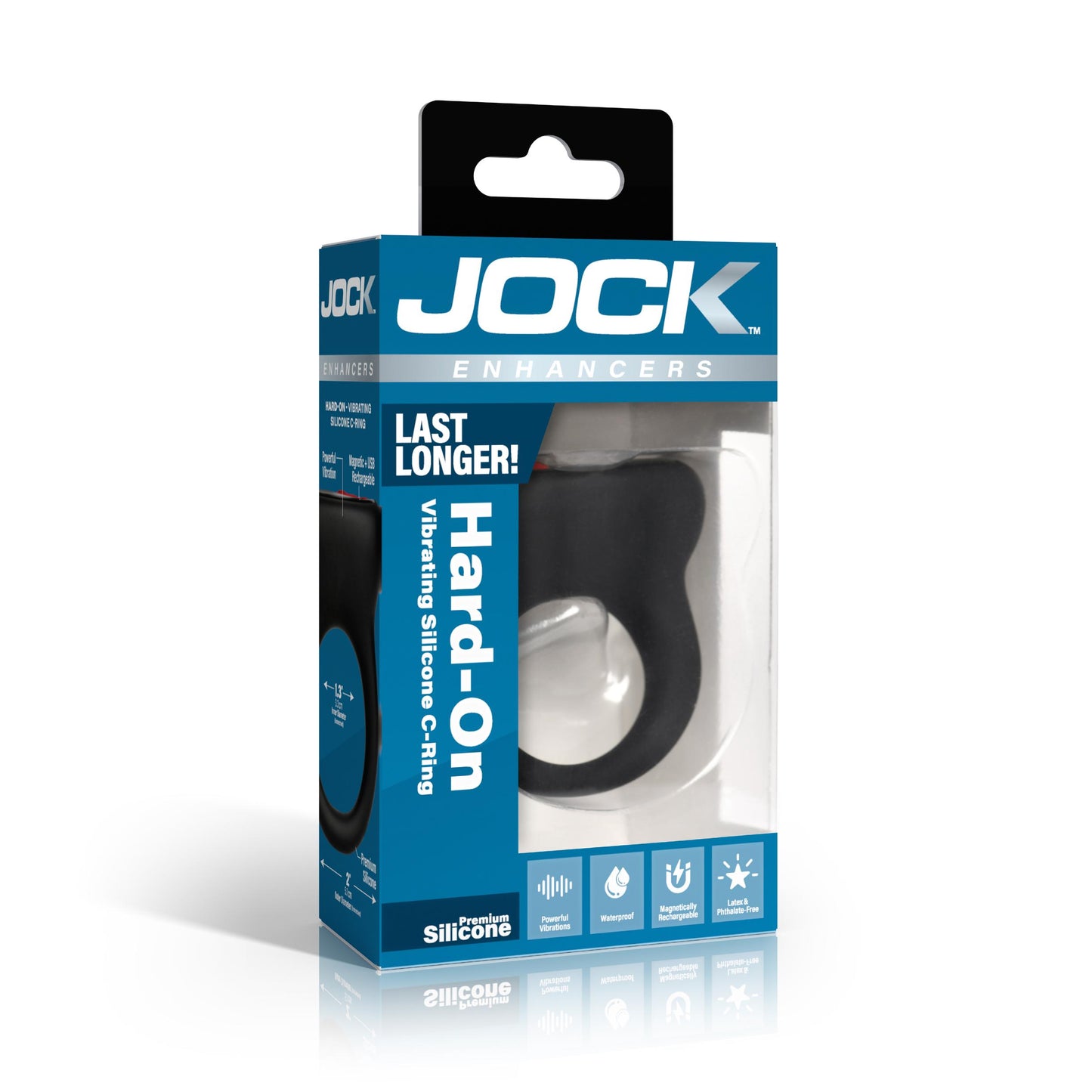Hard-on Vibrating Silicone C-ring
