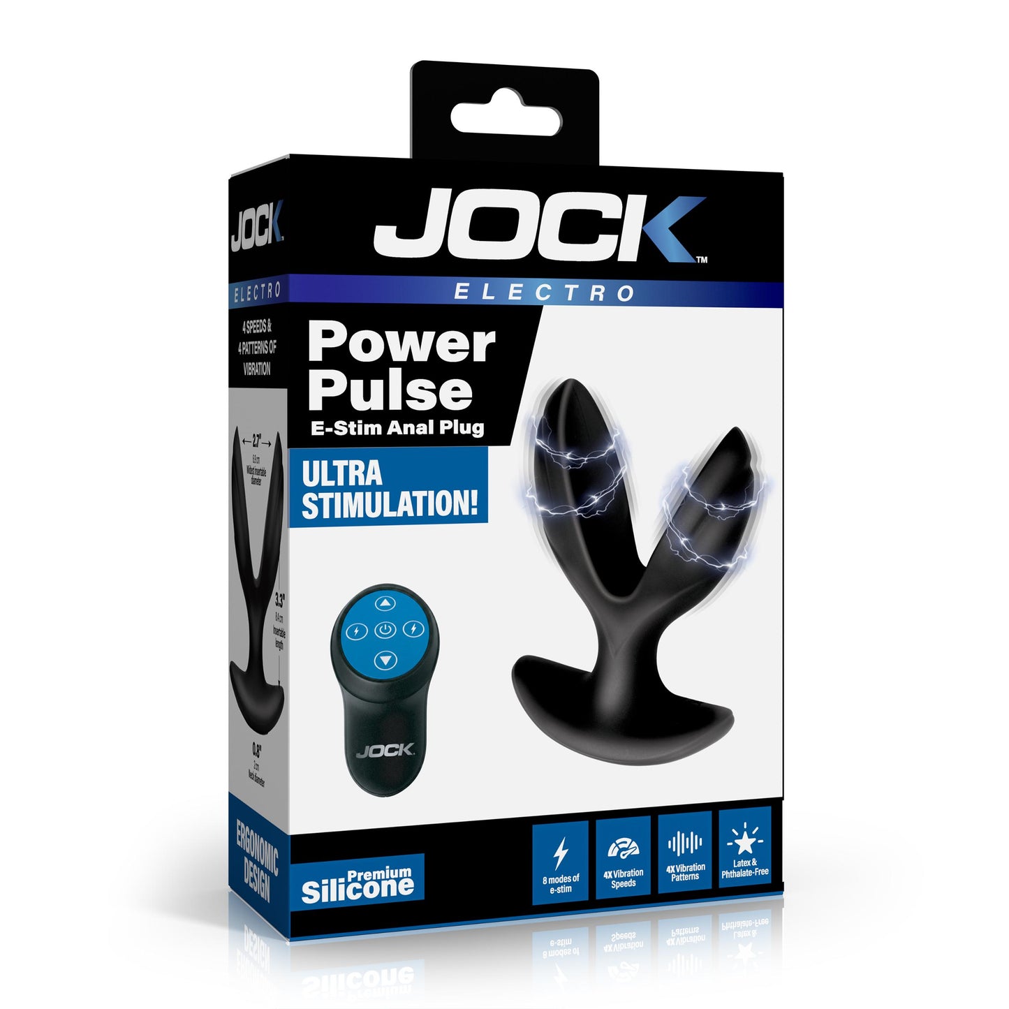 Power Pulse E-stim Anchor Anal Plug