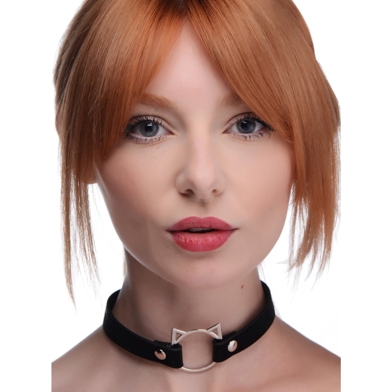 Kinky Kitty Ring Slim Choker MS - My Secret Sex Toy Delivery Kinky Kitty Ring Slim Choker MS - My Secret Sex Toy Delivery