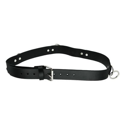 Strict Leather Punk Bondage Belt