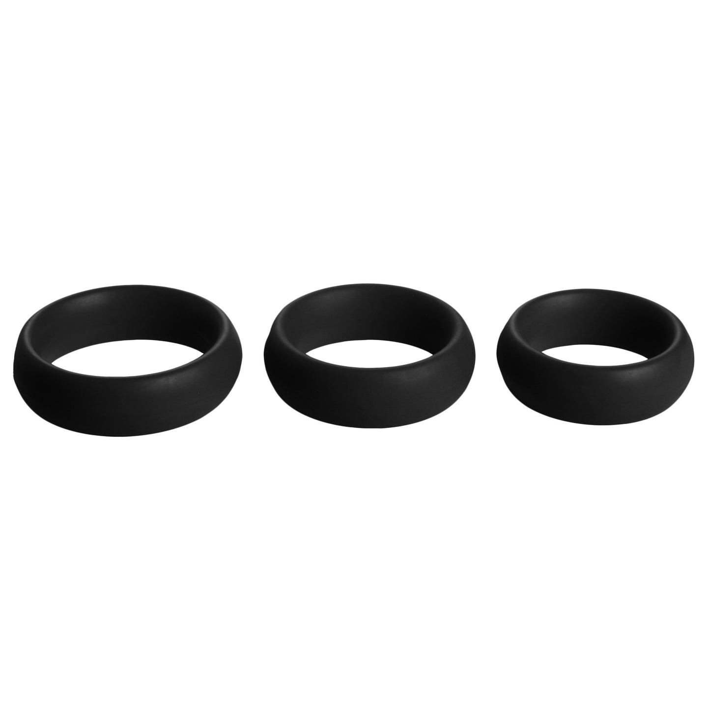 3 Piece Silicone Cock Ring Set