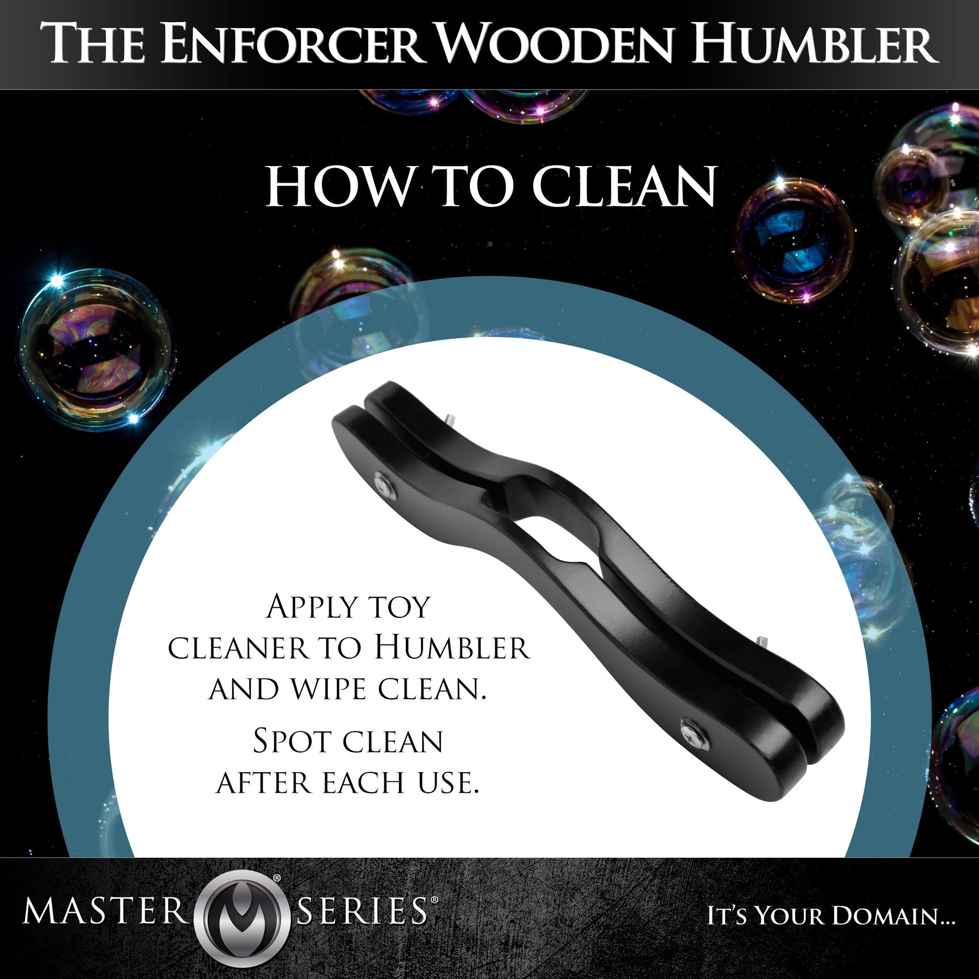 The Enforcer Black Wooden Humbler MS - My Secret Sex Toy Delivery The Enforcer Black Wooden Humbler MS - My Secret Sex Toy Delivery