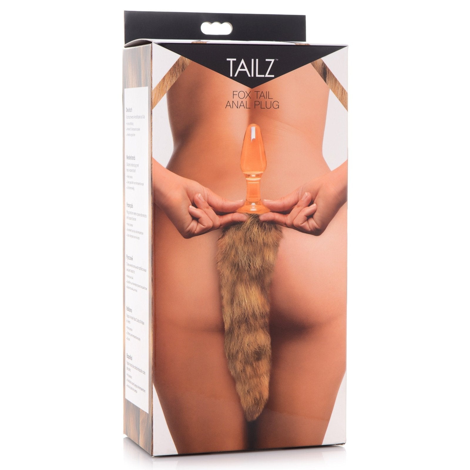 Fox Tail Glass Anal Plug