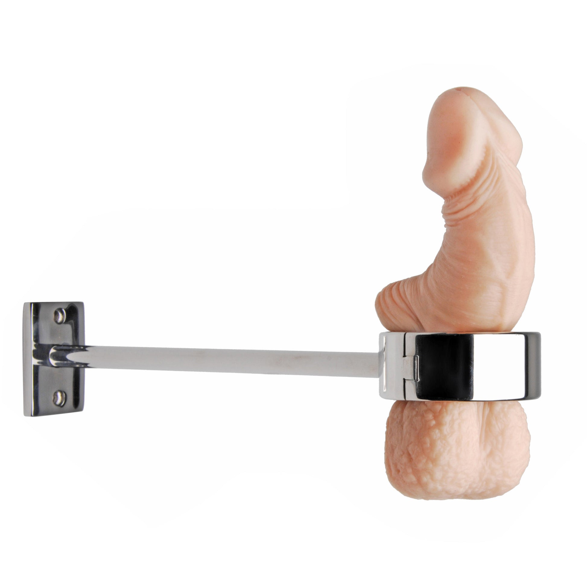 Locking Mounted Cbt Scrotum Cuff With Bar MS - My Secret Sex Toy Delivery Locking Mounted Cbt Scrotum Cuff With Bar MS - My Secret Sex Toy Delivery