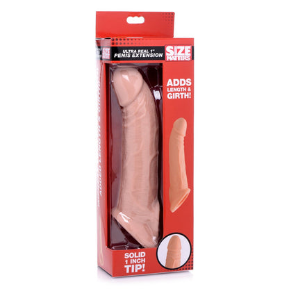 Ultra Real 1 Inch Solid Tip Penis Extension