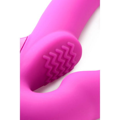 Evoke Rechargeable Vibrating Silicone Strapless Strap On