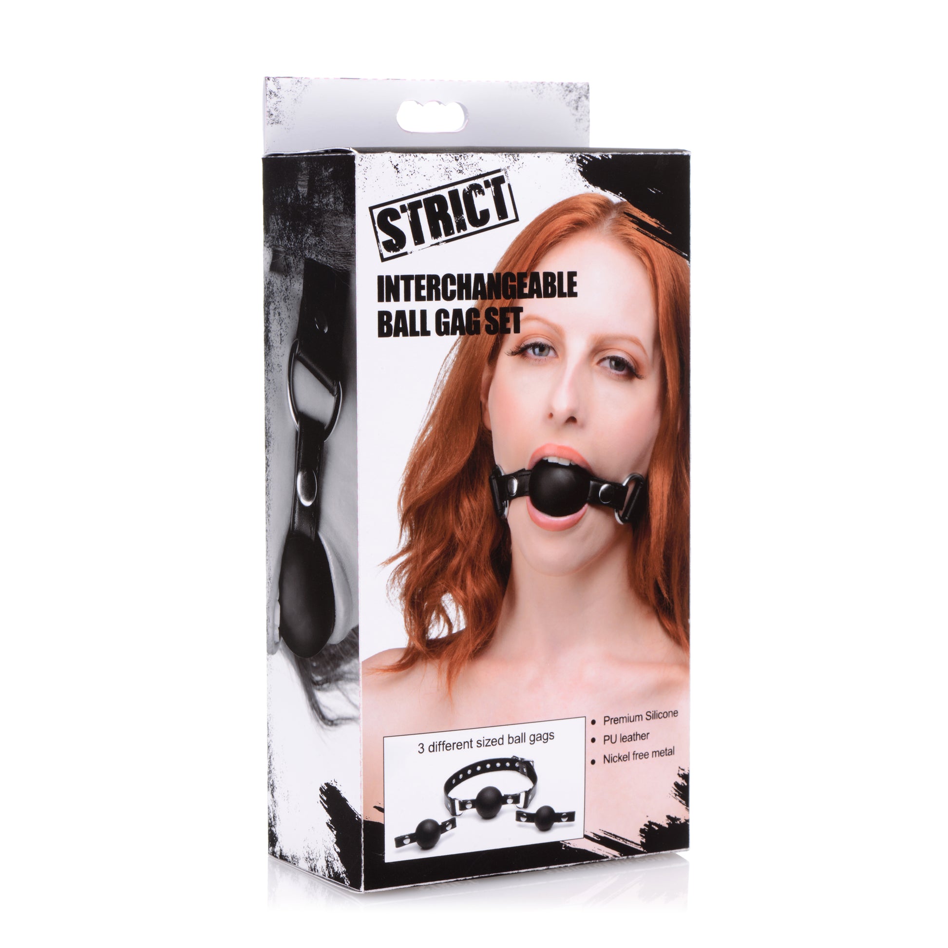 Interchangeable Silicone Ball Gag Set MS - My Secret Sex Toy Delivery Interchangeable Silicone Ball Gag Set MS - My Secret Sex Toy Delivery