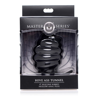 Hive Ass Tunnel Silicone Ribbed Hollow Anal Plug