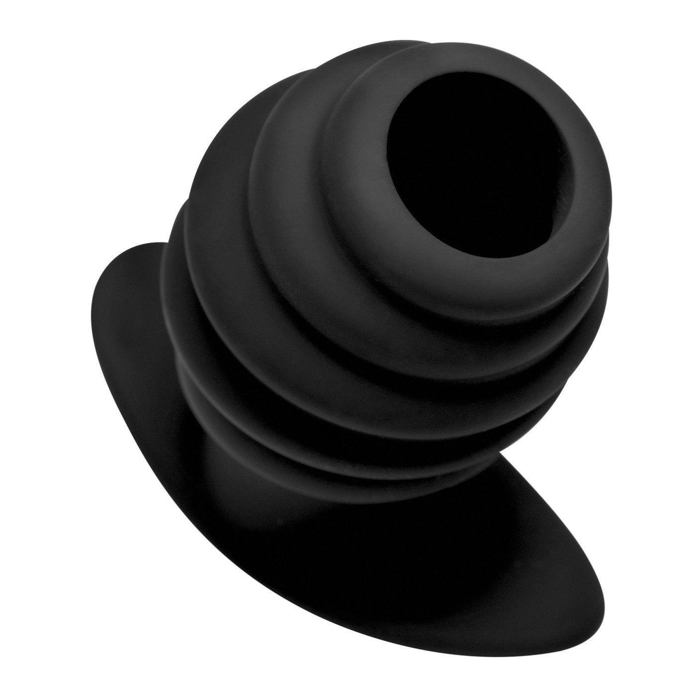 Hive Ass Tunnel Silicone Ribbed Hollow Anal Plug