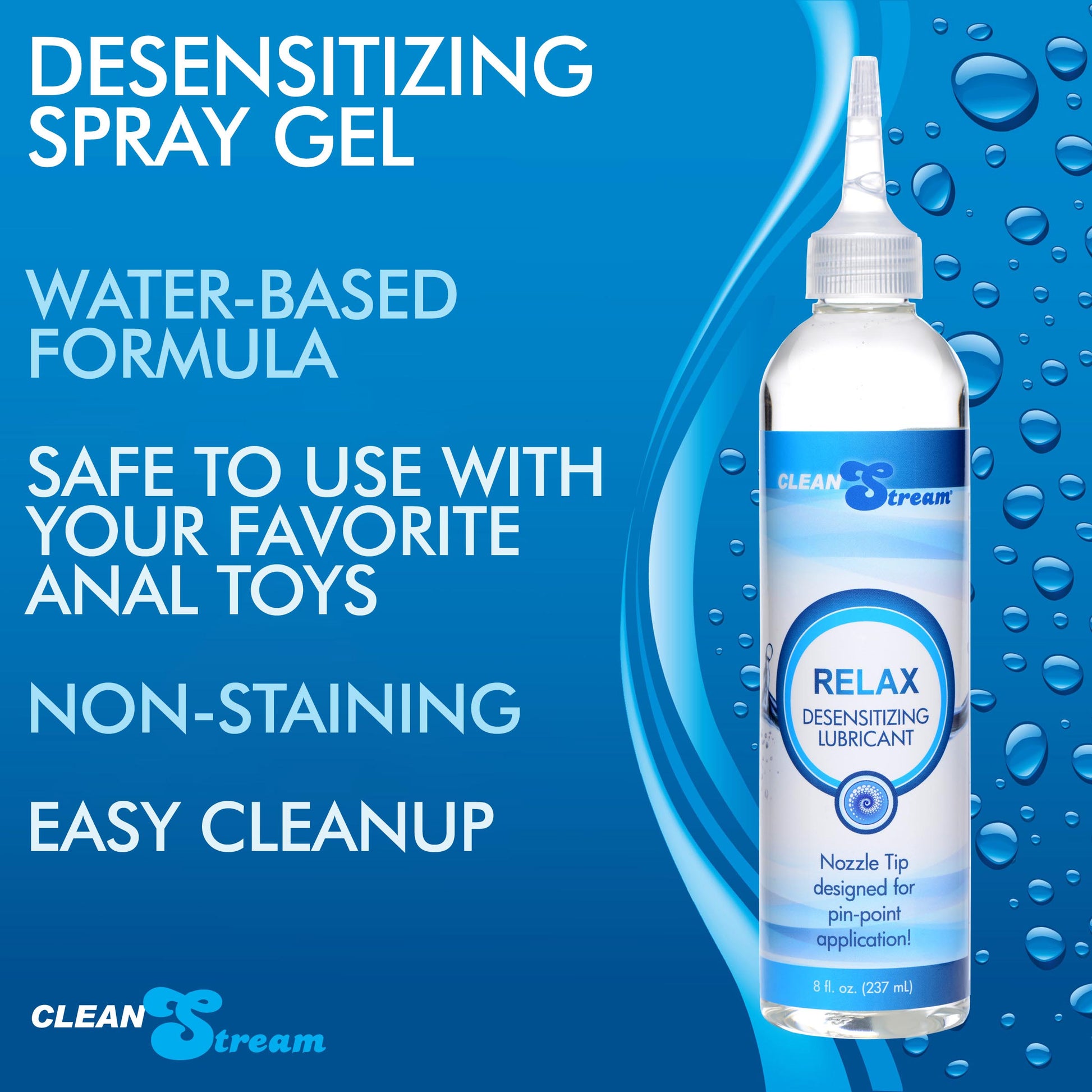 Relax Desensitizing Lubricant With Nozzle Tip - Oz. MS - My Secret Sex Toy Delivery Relax Desensitizing Lubricant With Nozzle Tip - Oz. MS - My Secret Sex Toy Delivery