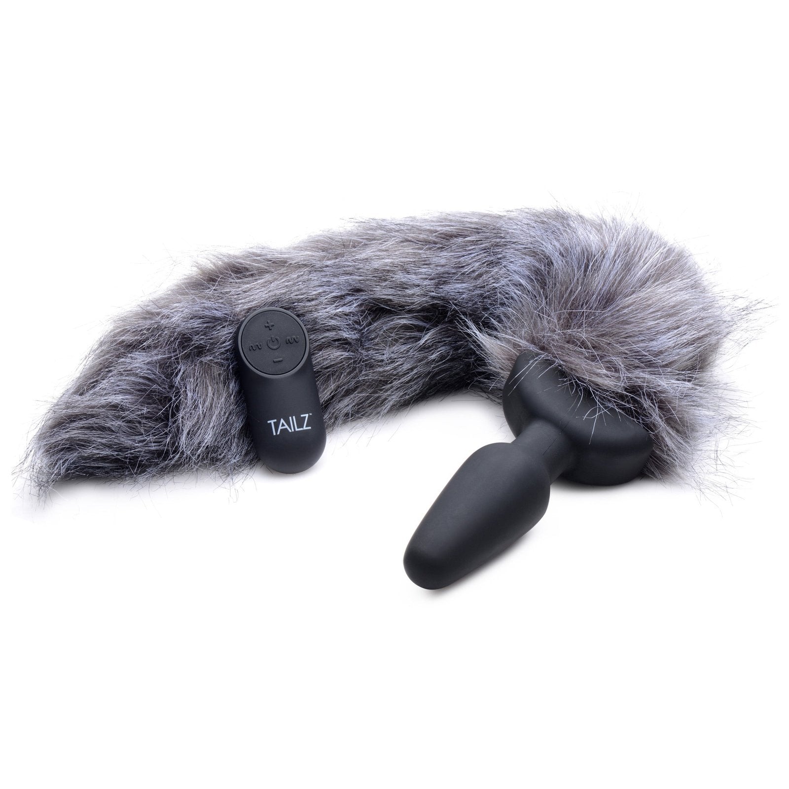 Remote Control Vibrating Fox Tail Anal Plug