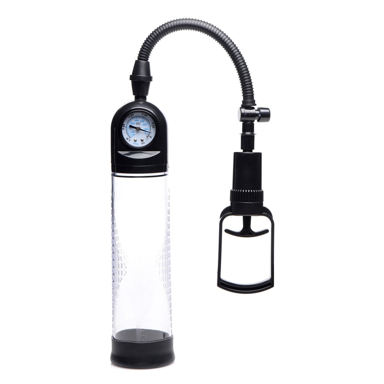 Trigger Penis Pump With Built-in Pressure Gauge