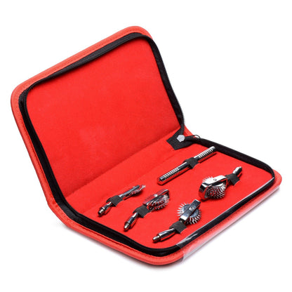 Deluxe Wartenberg Wheel Set With Travel Case