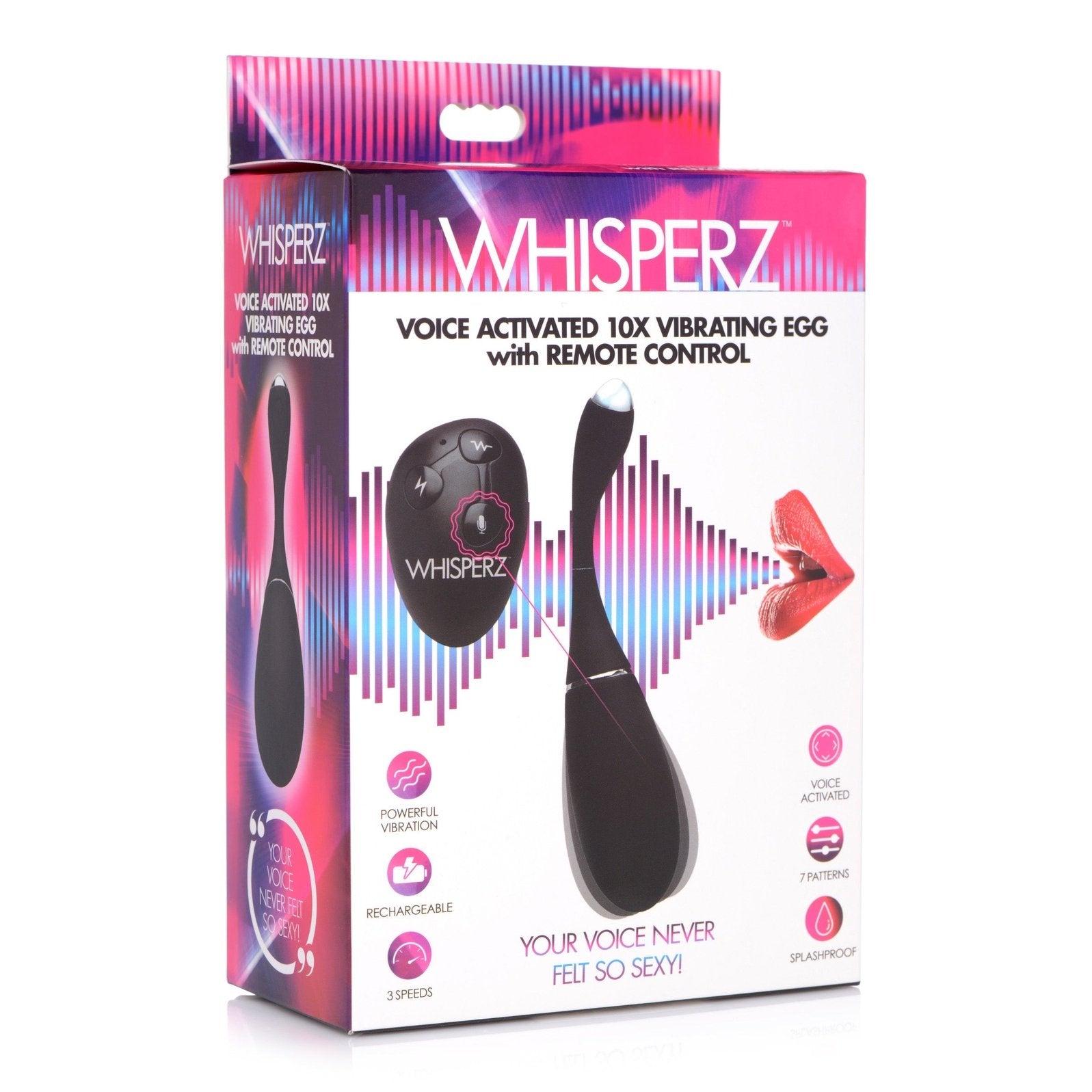 Voice Activated 10x Vibrating Egg With Remote Control MS - My Secret Sex Toy Delivery Voice Activated 10x Vibrating Egg With Remote Control MS - My Secret Sex Toy Delivery