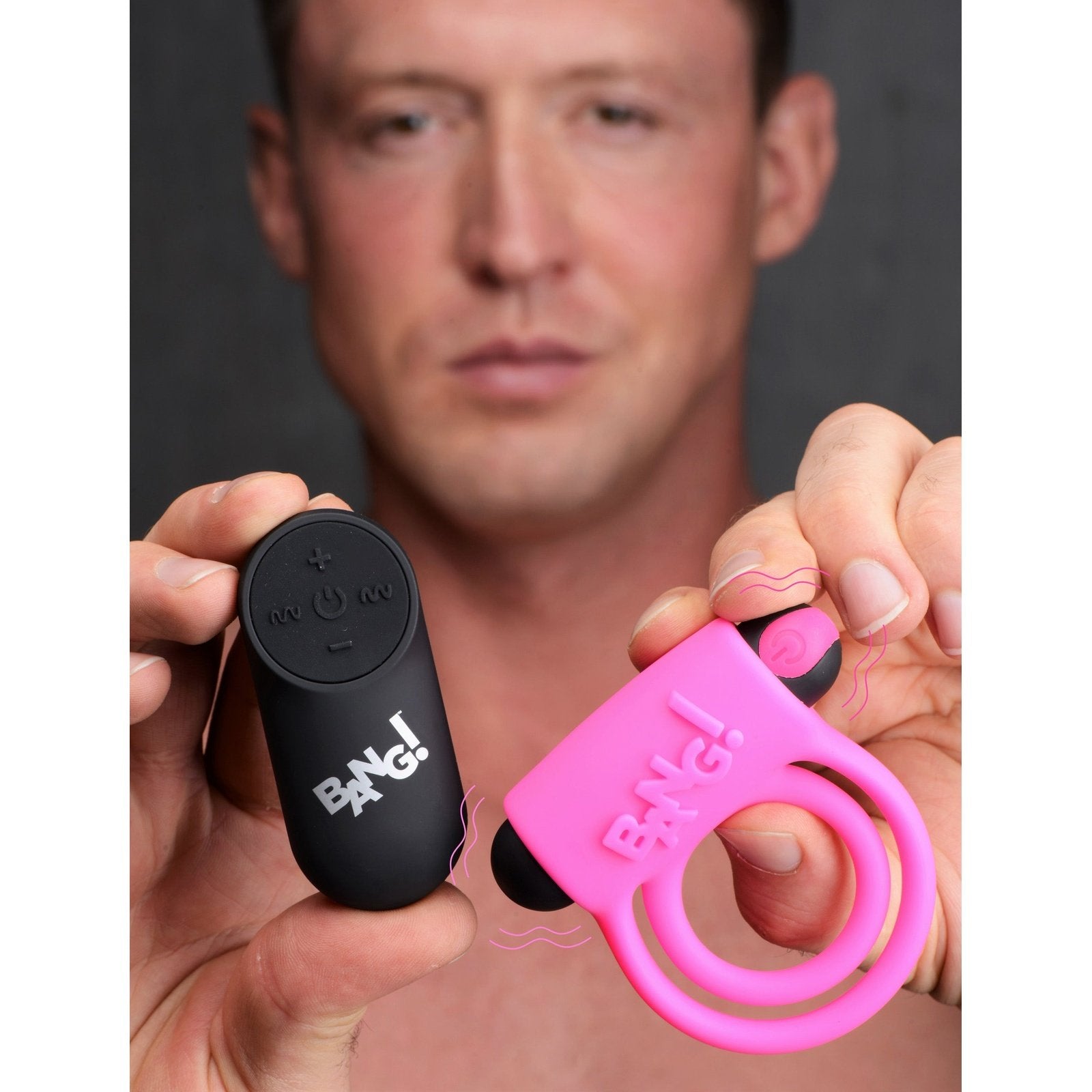 Remote Control 28x Vibrating Cock Ring And Bullet