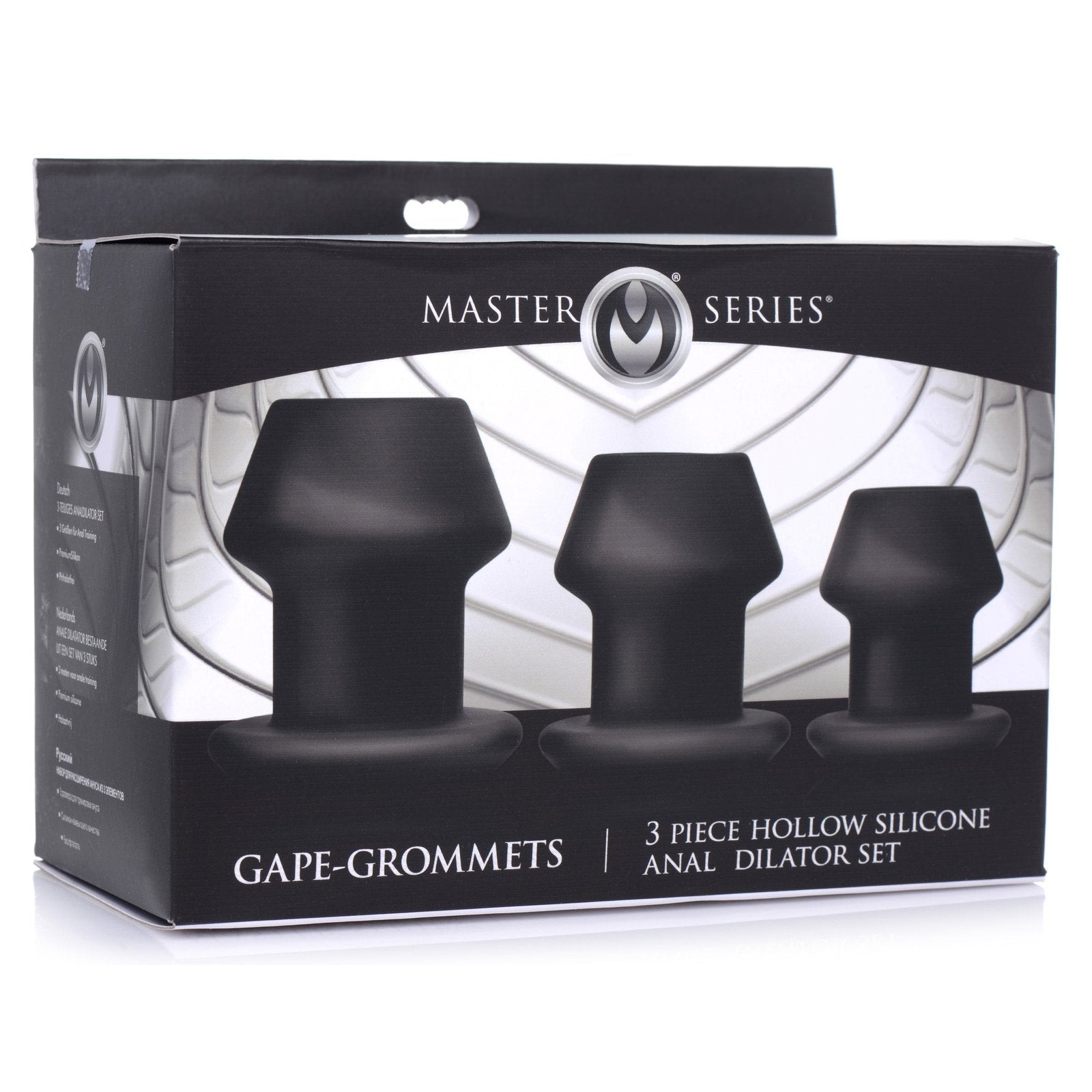 Gape-grommets 3 Piece Hollow Silicone Anal Dilator Set MS - My Secret Sex Toy Delivery Gape-grommets 3 Piece Hollow Silicone Anal Dilator Set MS - My Secret Sex Toy Delivery