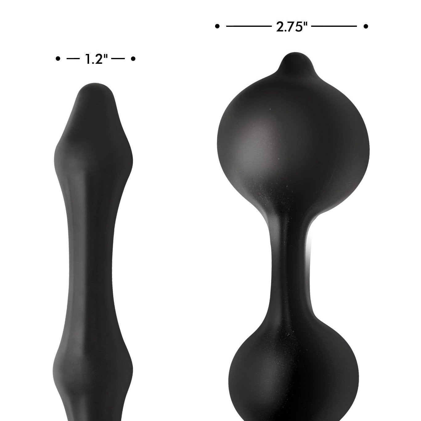 Devils Rattle Inflatable Silicone Anal Plug With Cock And Ball Ring