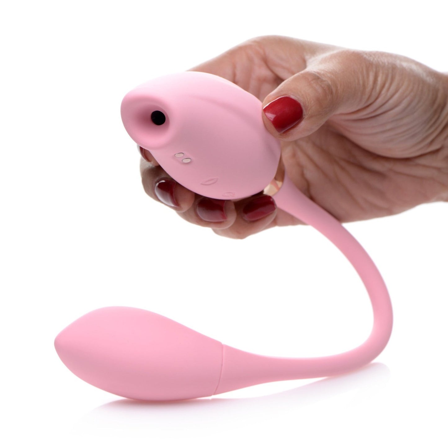 Shegasm 8x Tandem Plus Silicone Suction Clitoral Stimulator And Egg