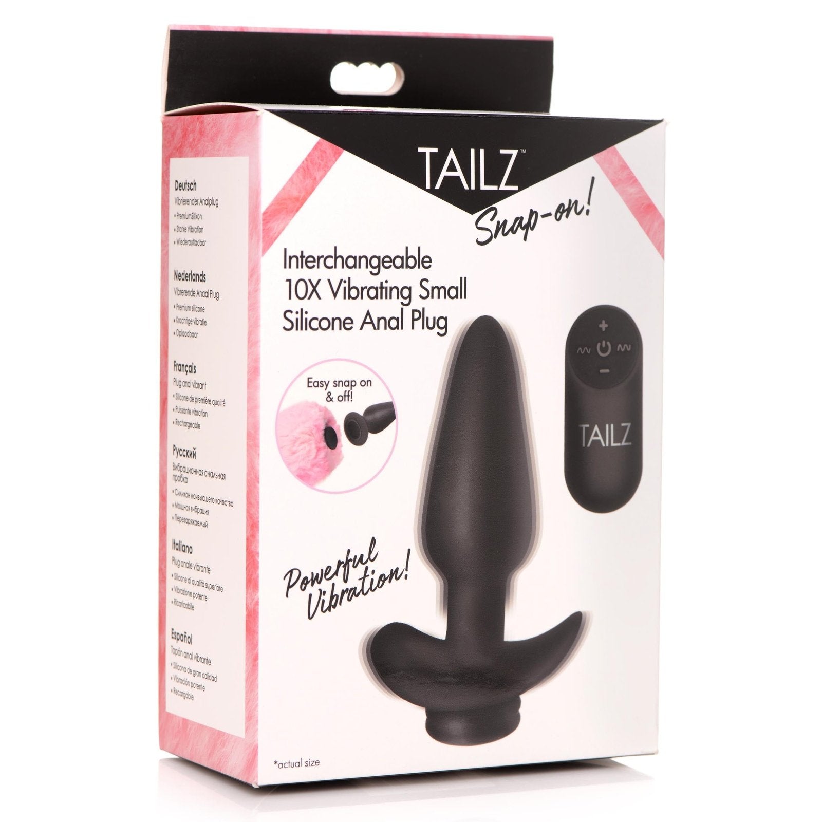 Interchangeable 10x Vibrating Silicone Anal Plug With Remote MS - My Secret Sex Toy Delivery Interchangeable 10x Vibrating Silicone Anal Plug With Remote MS - My Secret Sex Toy Delivery