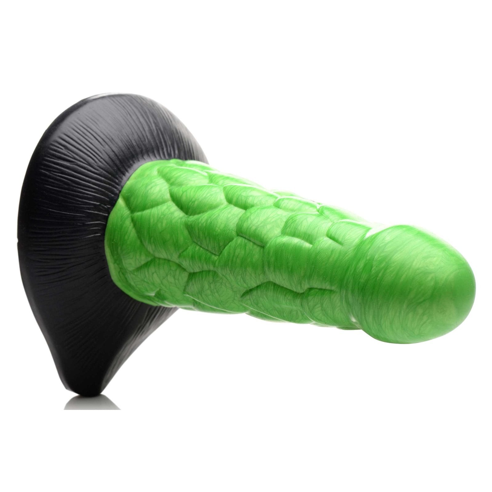 Radioactive Scaly Reptile Thick Silicone Dildo