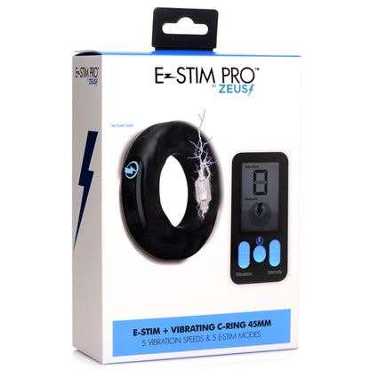 E-stim Pro Silicone Vibrating Cock Ring