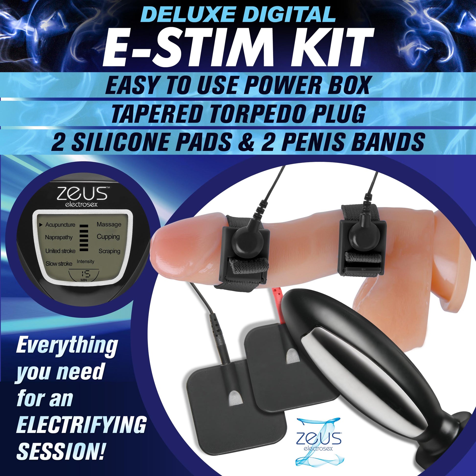 Deluxe E-stim Kit MS - My Secret Sex Toy Delivery Deluxe E-stim Kit MS - My Secret Sex Toy Delivery