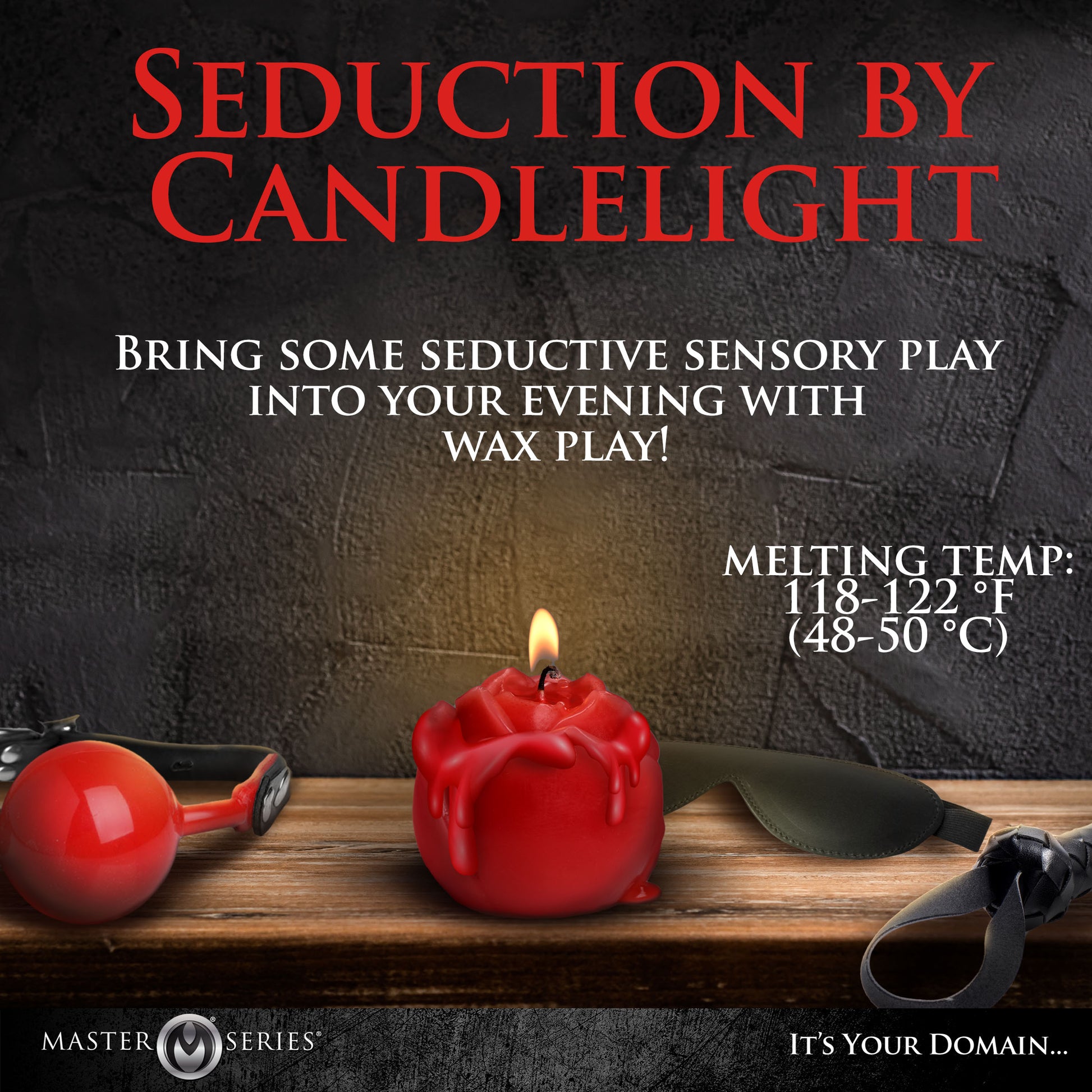 Flaming Rose Drip Candle  MS - My Secret Sex Toy Delivery
