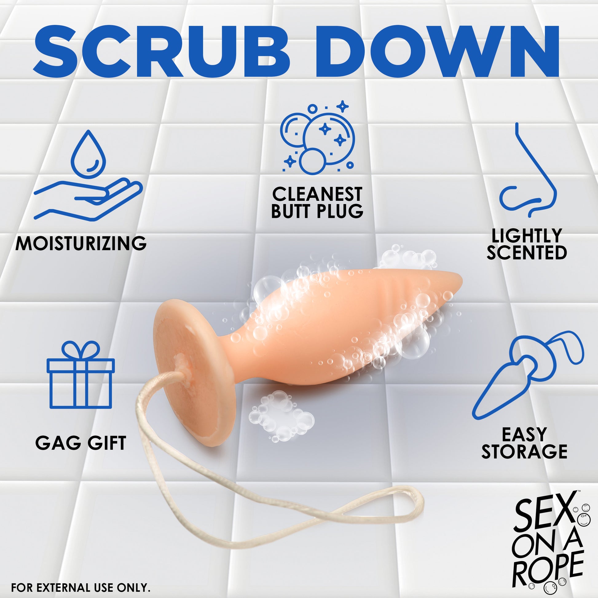 Butt Plug Soap On A Rope MS - My Secret Sex Toy Delivery Butt Plug Soap On A Rope MS - My Secret Sex Toy Delivery