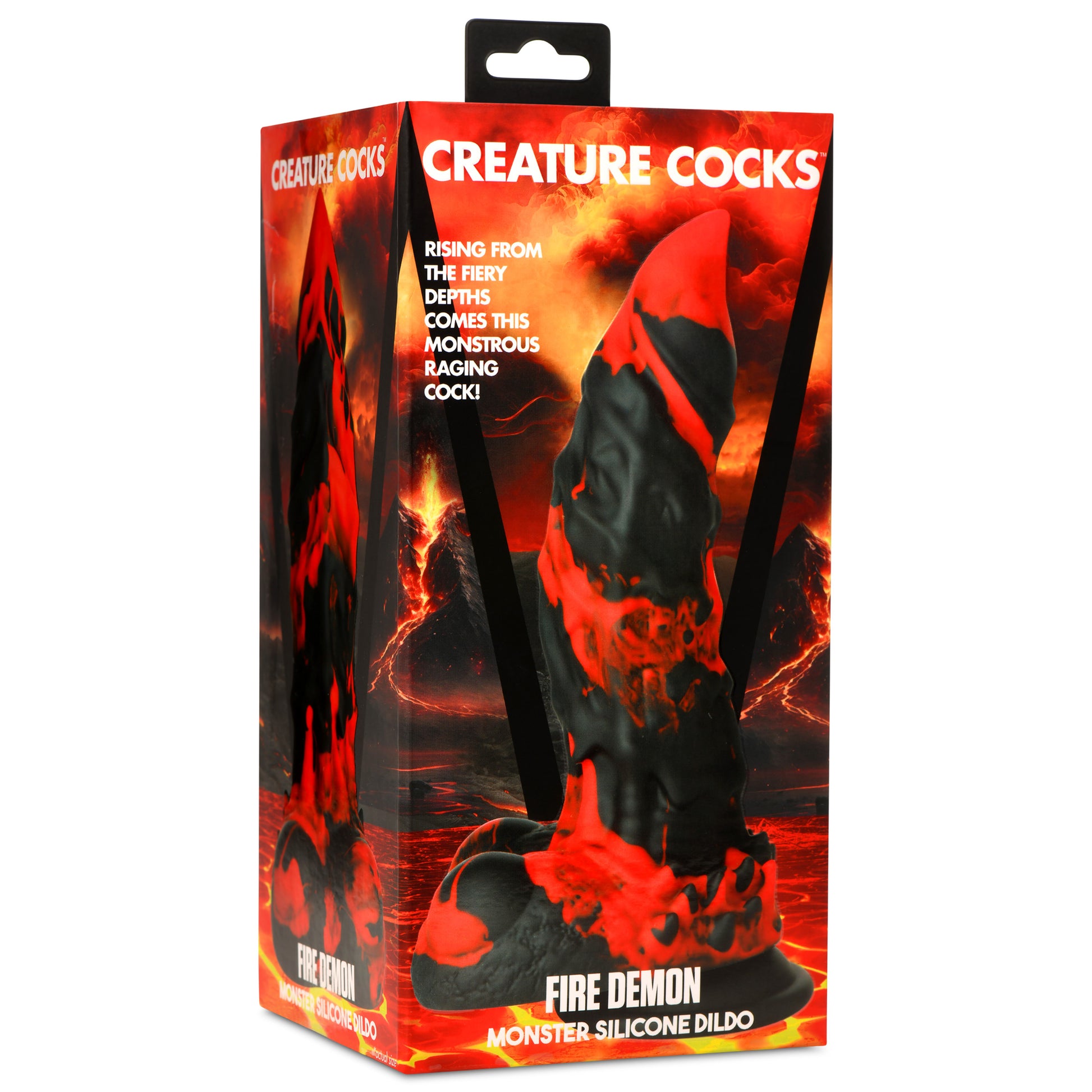 Fire Demon Monster Silicone Dildo