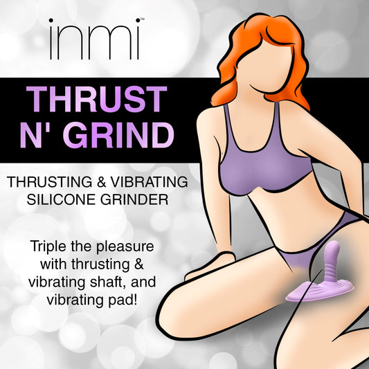 Spin N' Grind Thrusting And Vibrating Silicone Sex Grinder