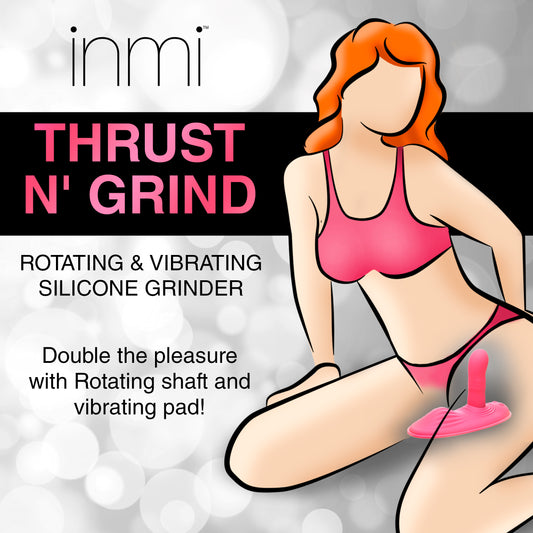 Spin N' Grind Rotating And Vibrating Silicone Sex Grinder