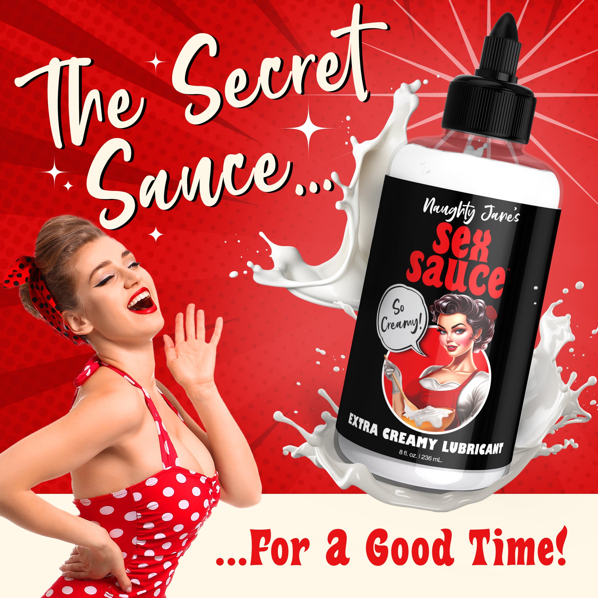 Naughty Janes's Sex Sauce Extra Creamy Lubricant MS - My Secret Sex Toy Delivery Naughty Janes's Sex Sauce Extra Creamy Lubricant MS - My Secret Sex Toy Delivery