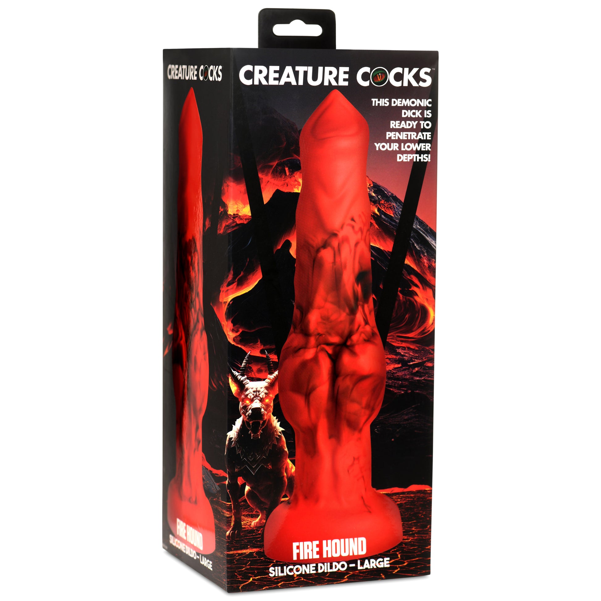 Fire Hound Silicone Dildo