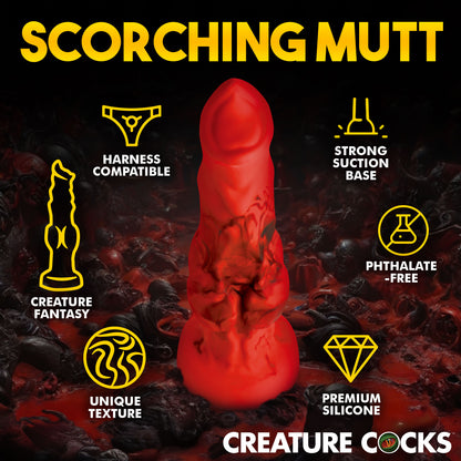 Fire Hound Silicone Dildo