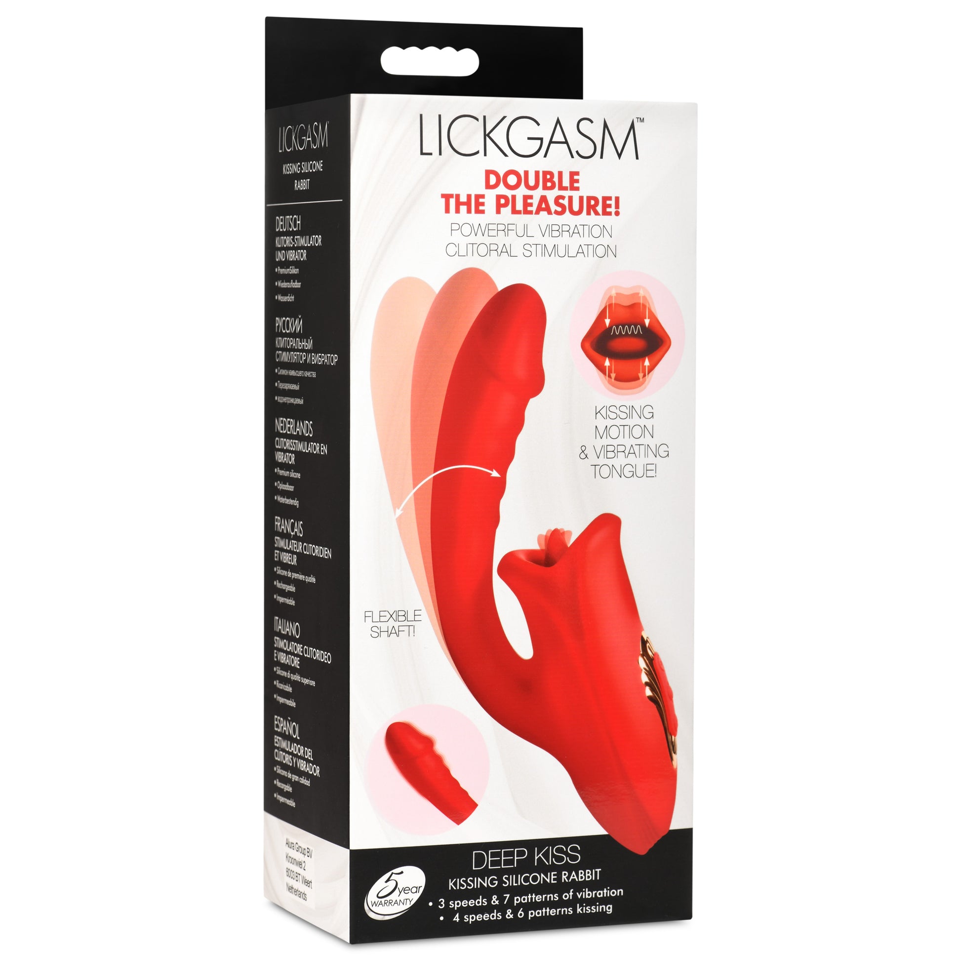 Deep Kiss Silicone Licking Rabbit Vibrator – MS