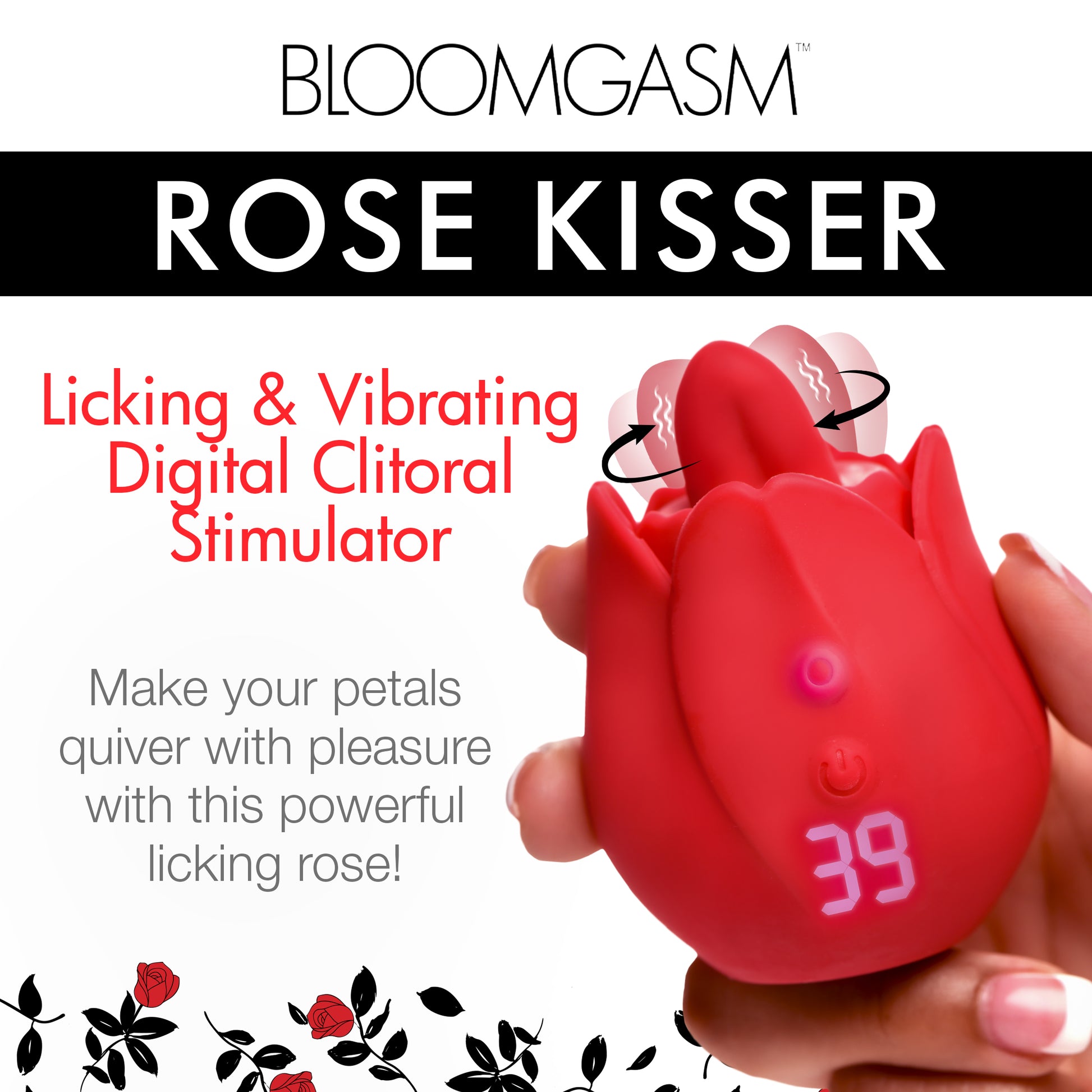 Rose Kisser Licking And Vibrating Digital Clitoral Stimulator MS - My Secret Sex Toy Delivery Rose Kisser Licking And Vibrating Digital Clitoral Stimulator MS - My Secret Sex Toy Delivery