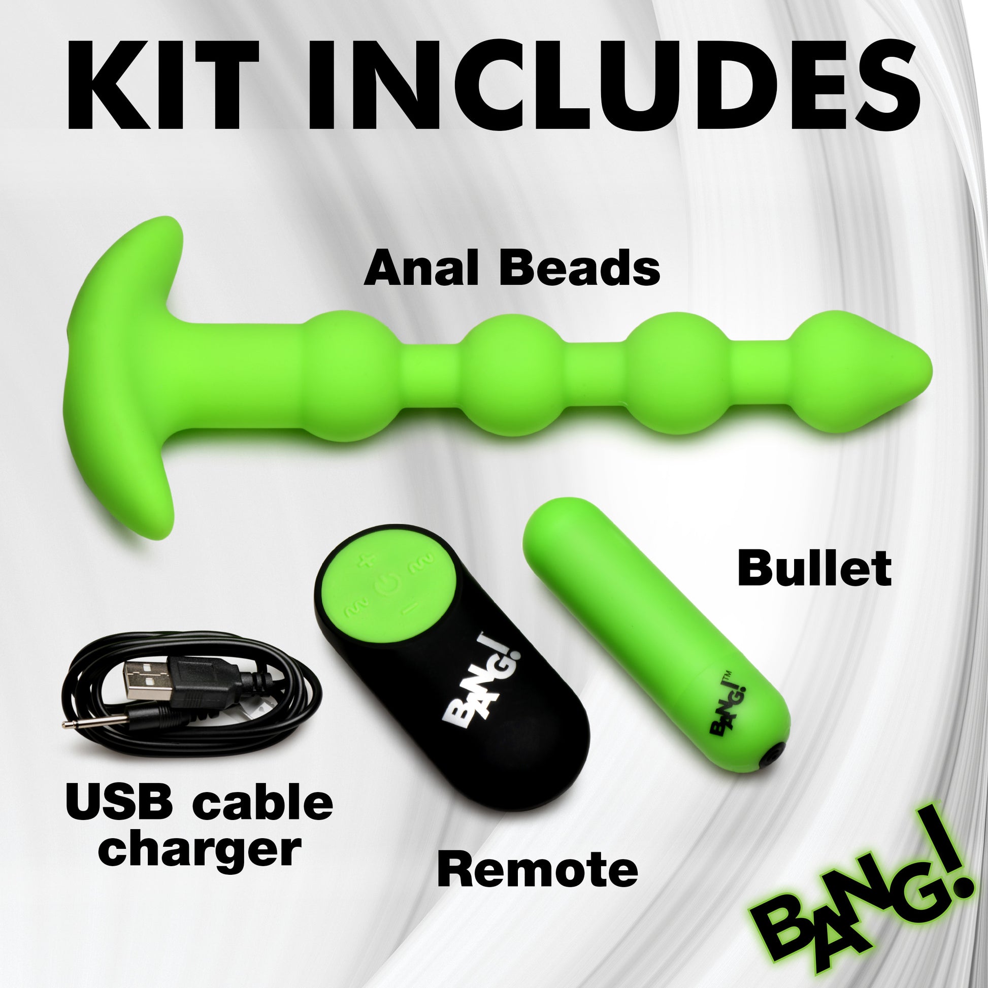 Glow-in-the-dark Silicone Anal Beads MS - My Secret Sex Toy Delivery Glow-in-the-dark Silicone Anal Beads MS - My Secret Sex Toy Delivery