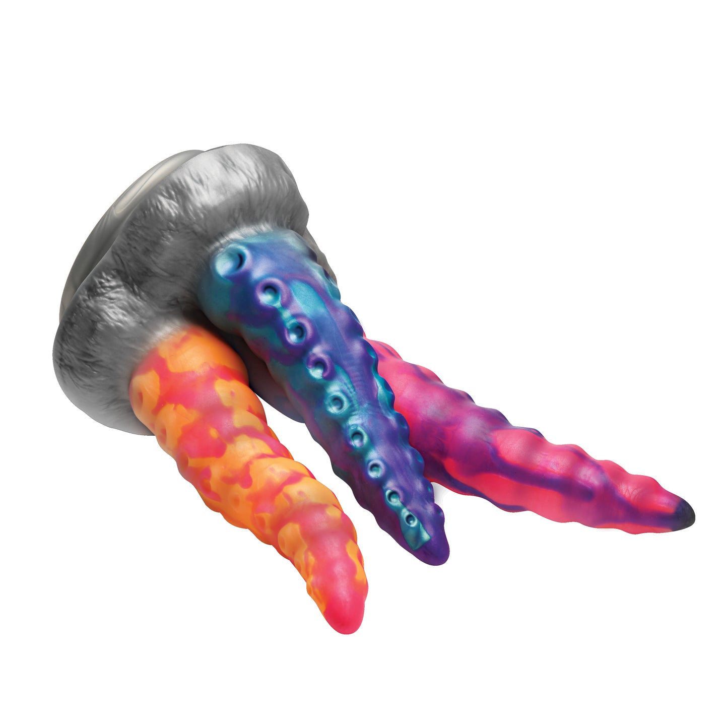Tenta-trio Silicone Dildo