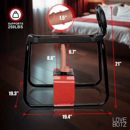 Bangin' Bench With Thrusting And Vibrating Dildo