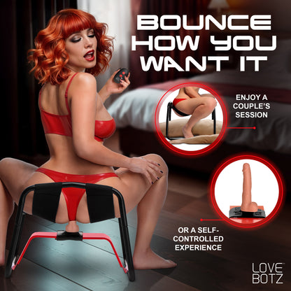 Bangin' Bench With Thrusting And Vibrating Dildo