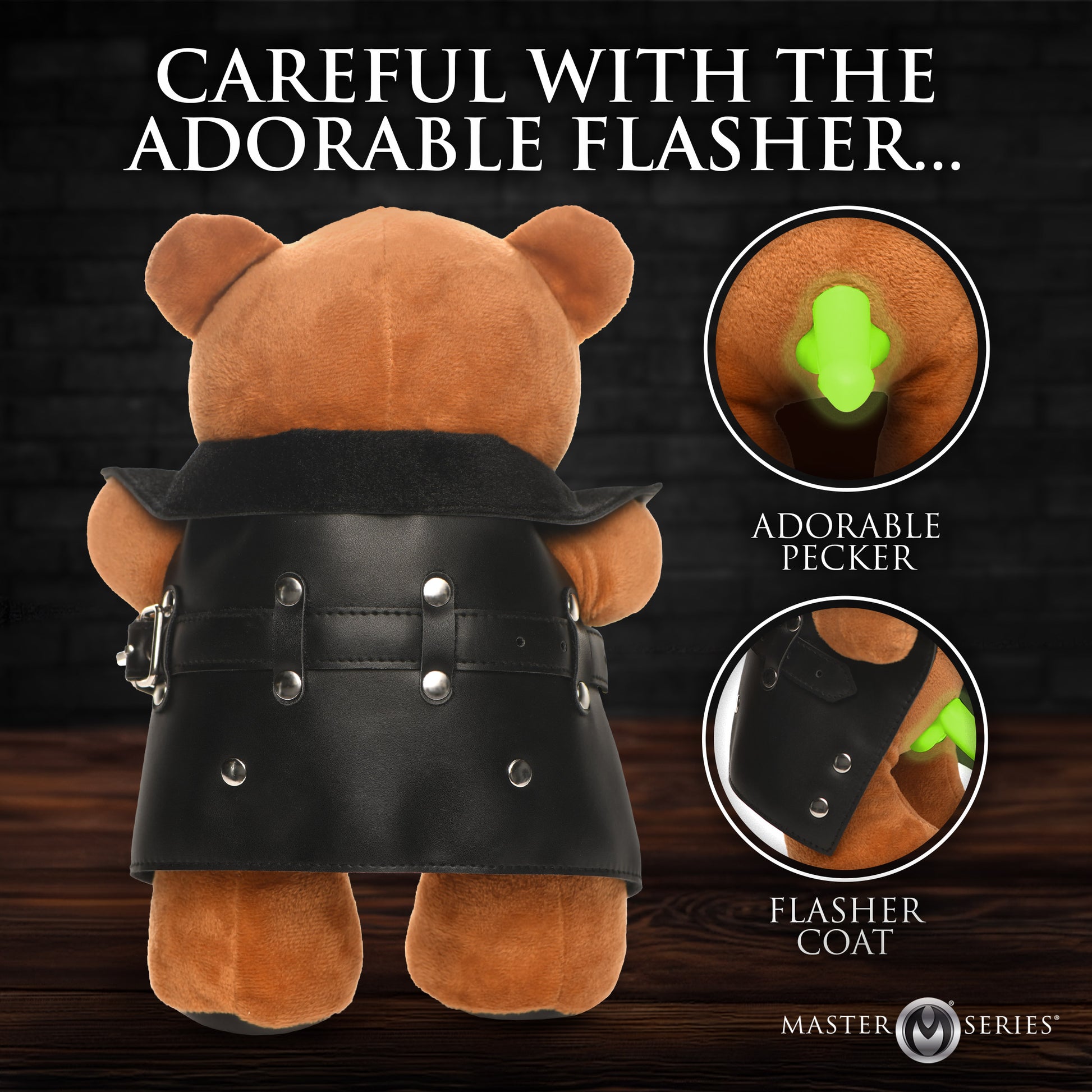 The Flasher Glow-in-the-dark Exhibitionist Teddy Bear MS - My Secret Sex Toy Delivery The Flasher Glow-in-the-dark Exhibitionist Teddy Bear MS - My Secret Sex Toy Delivery