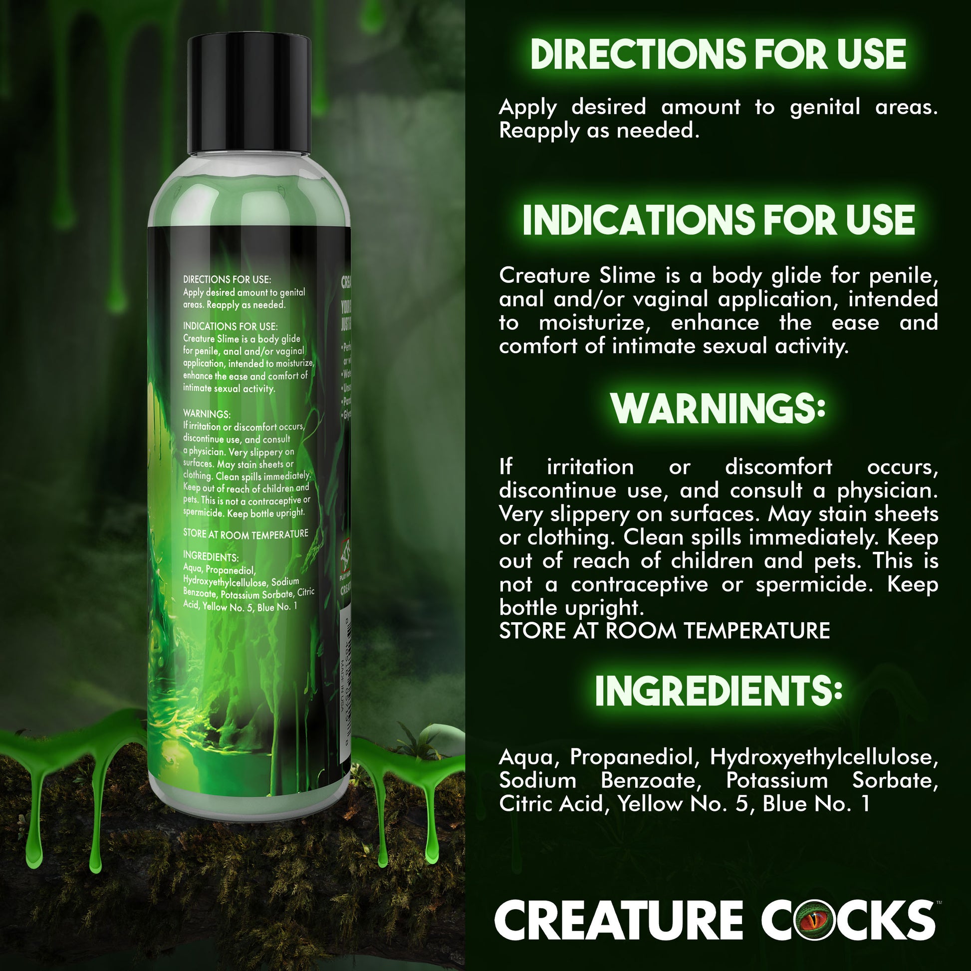 Green Creature Slime Water-based Lubricant MS - My Secret Sex Toy Delivery Green Creature Slime Water-based Lubricant MS - My Secret Sex Toy Delivery
